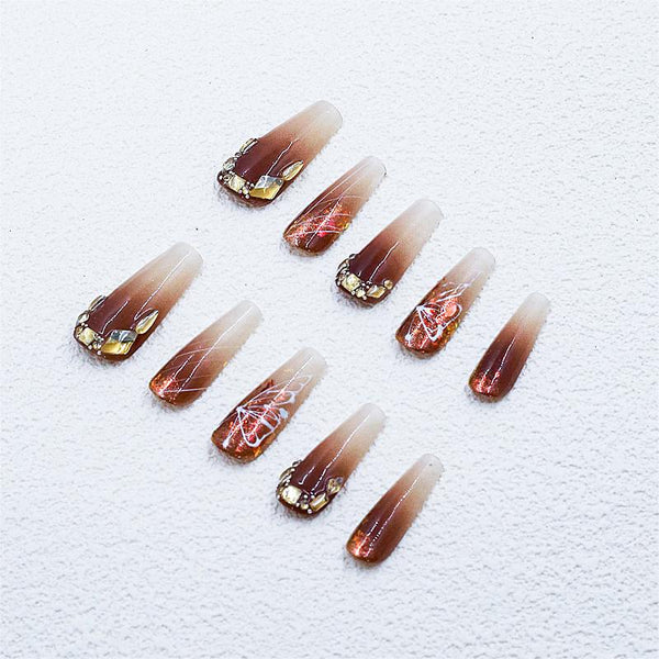 13-  Brown Gradient with Paint